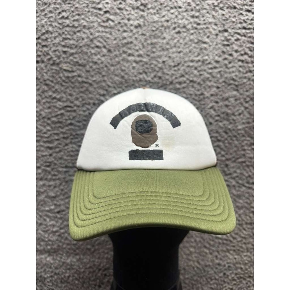 A Bathing Ape College Mesh Strapback Trucker Hat Multicolor Mens One Size